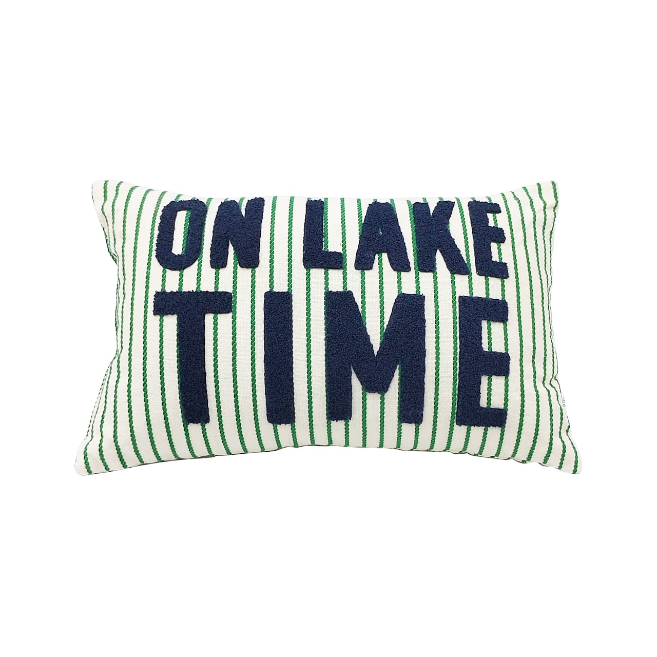 20" x 12" On Lake Time Pillow by Celebrate It™